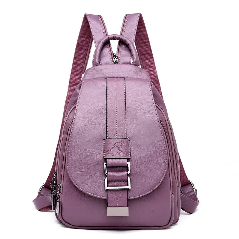 Fashion Backpack Female Student Anti-theft School Bag