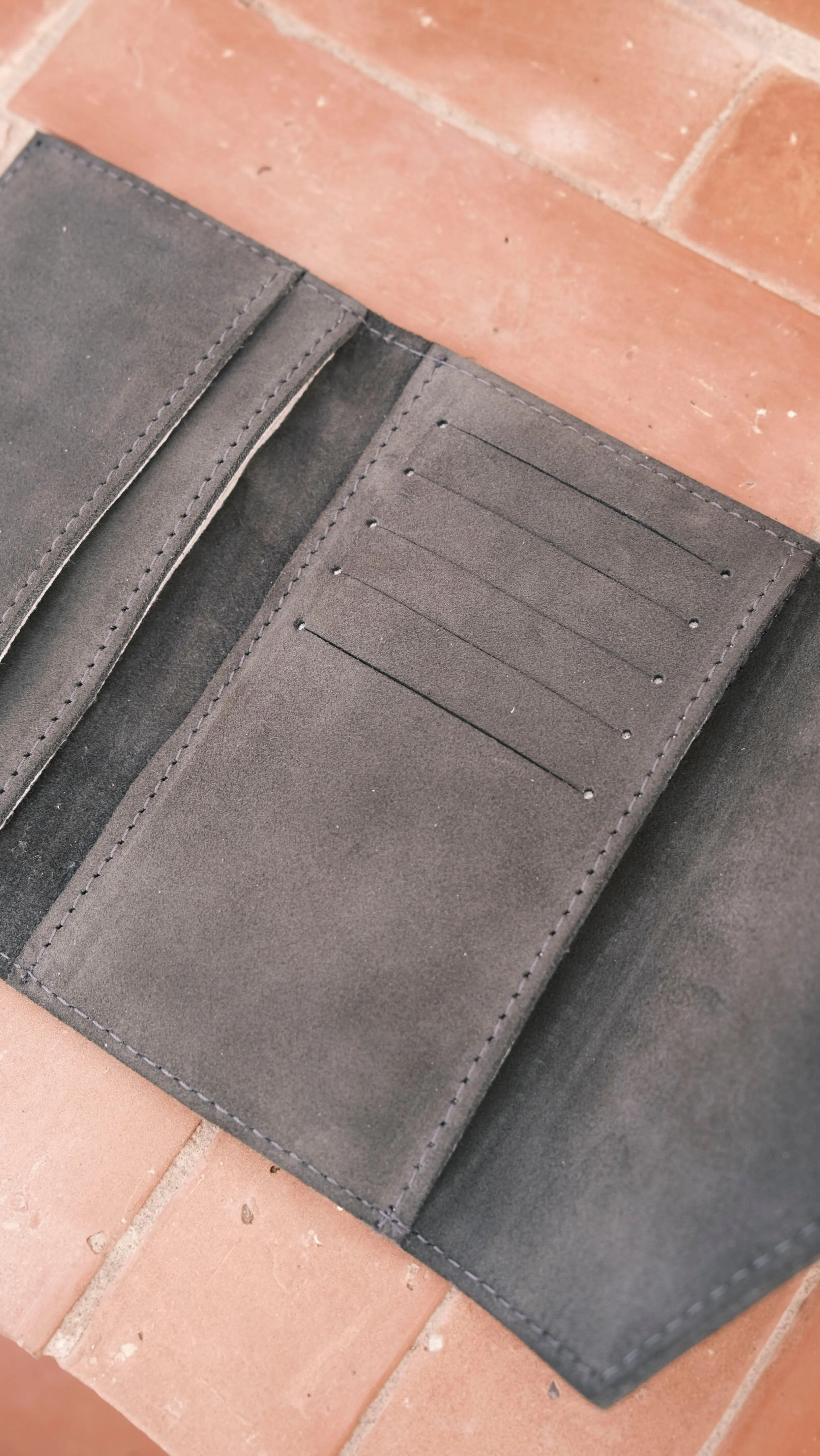 flip wallet - DENYA - anthracite