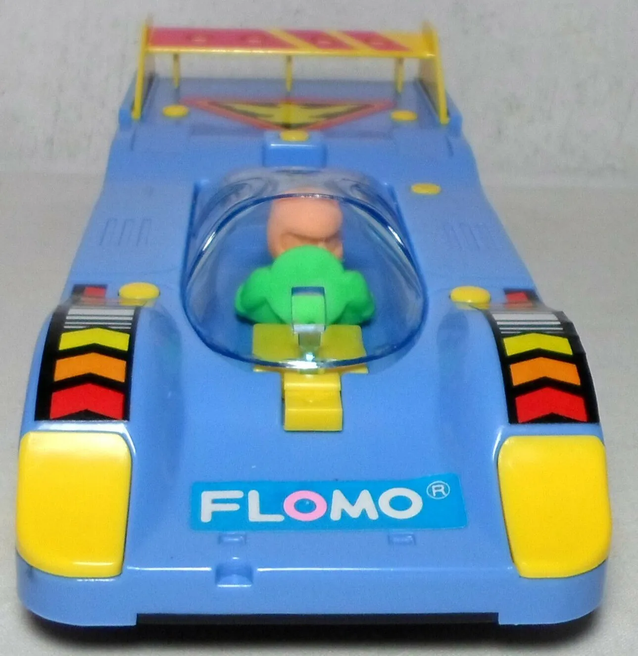 Flomo Retro Race Car Mechanical Pencil Case Vintage Blue Racing Stationary Box