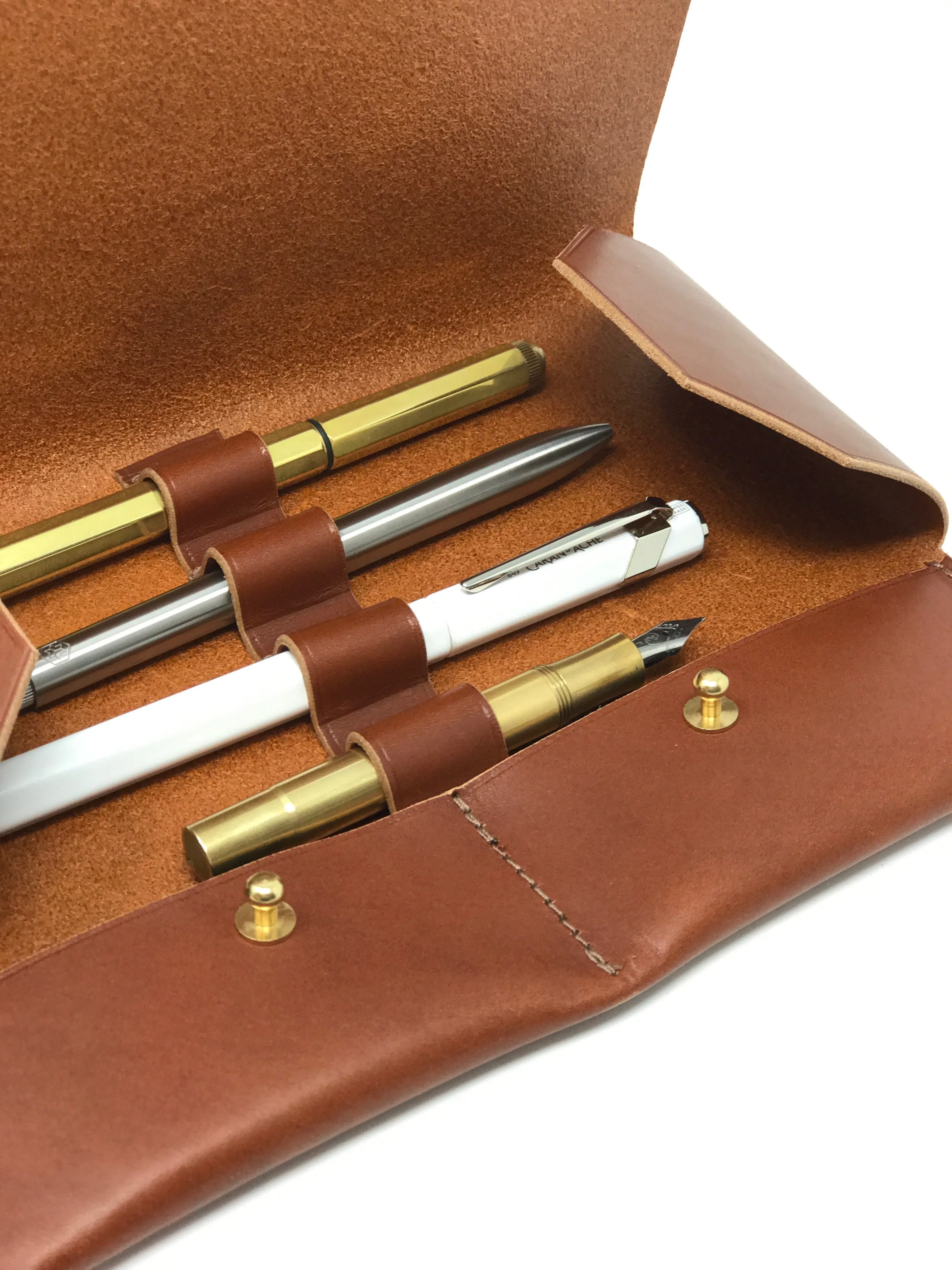 Fountain Pen Portfolio - Brown