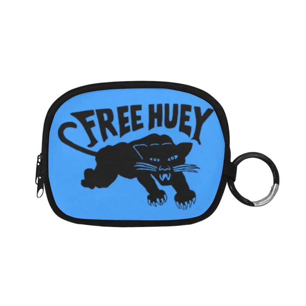 Free Huey Black Panther Flag Coin Purse