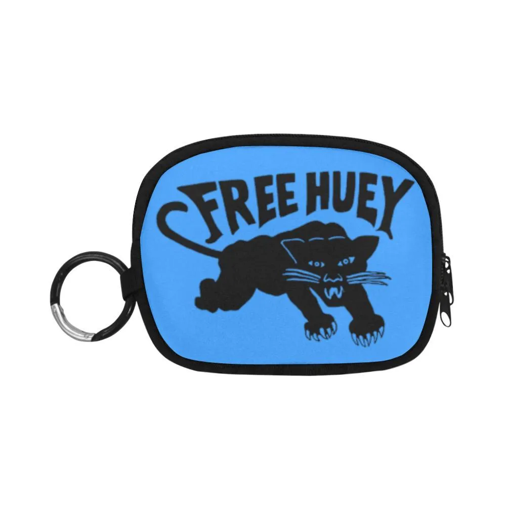 Free Huey Black Panther Flag Coin Purse