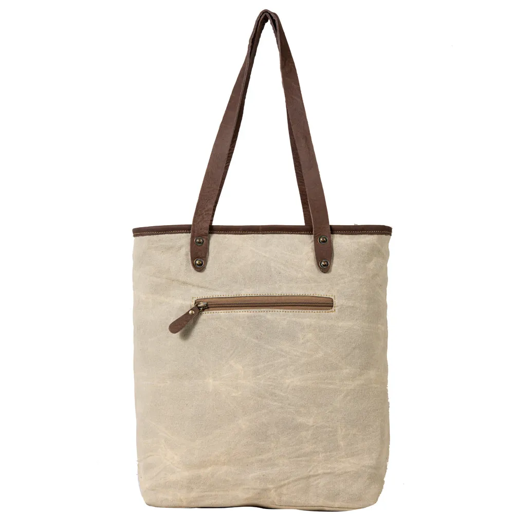 French Countryside Patchwork Tote Bag