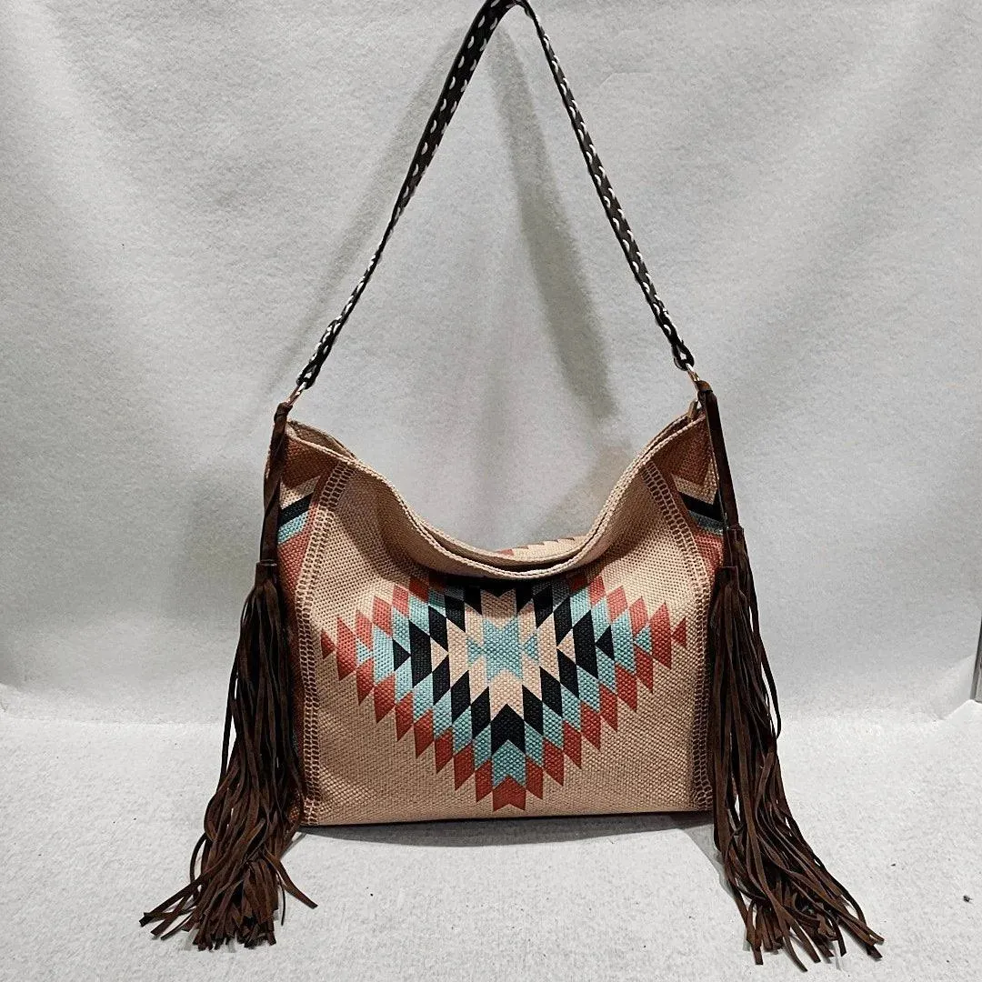 Fringe Shoulder Bag Retro Inspired Style