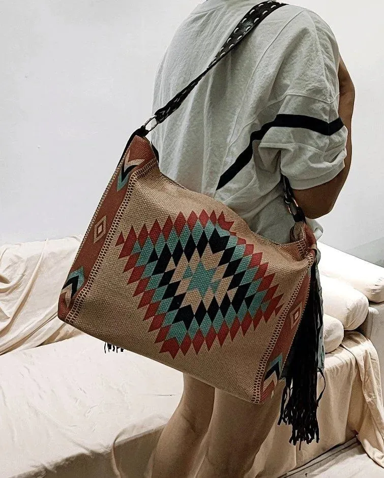 Fringe Shoulder Bag Retro Inspired Style