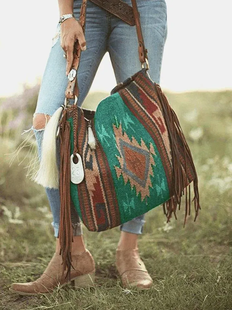 Fringe Shoulder Bag Retro Inspired Style