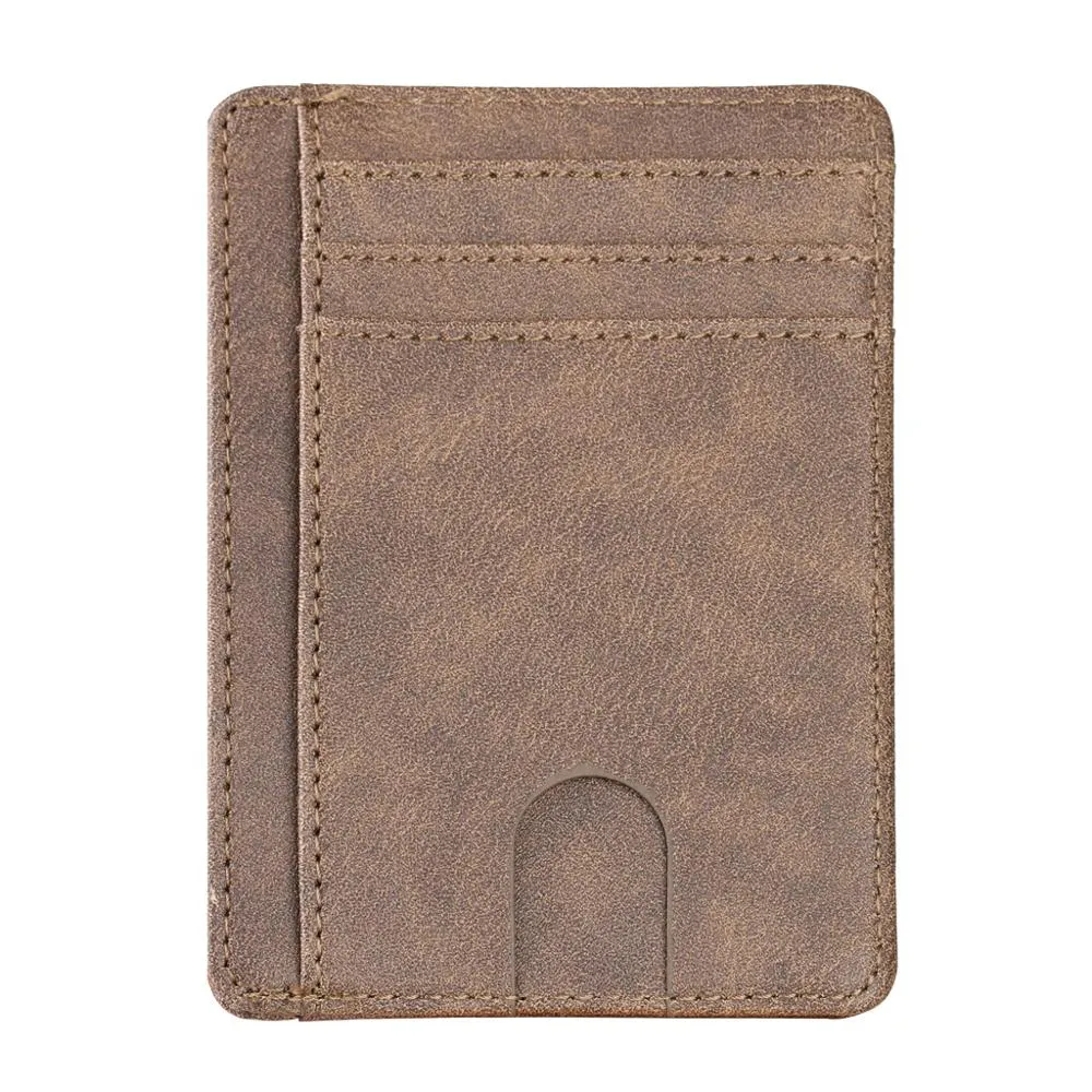 Funki Buys | Wallets | Slim RFID Blocking Leather Card Wallets