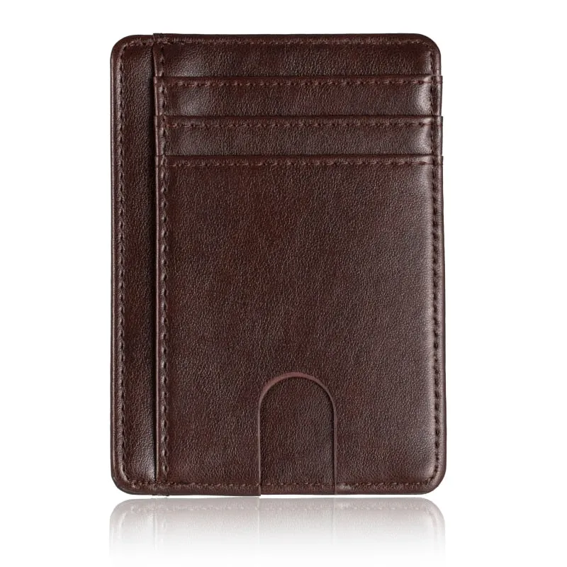 Funki Buys | Wallets | Slim RFID Blocking Leather Card Wallets