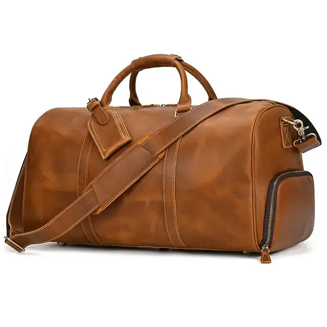 Genuine Leather Travel Bag