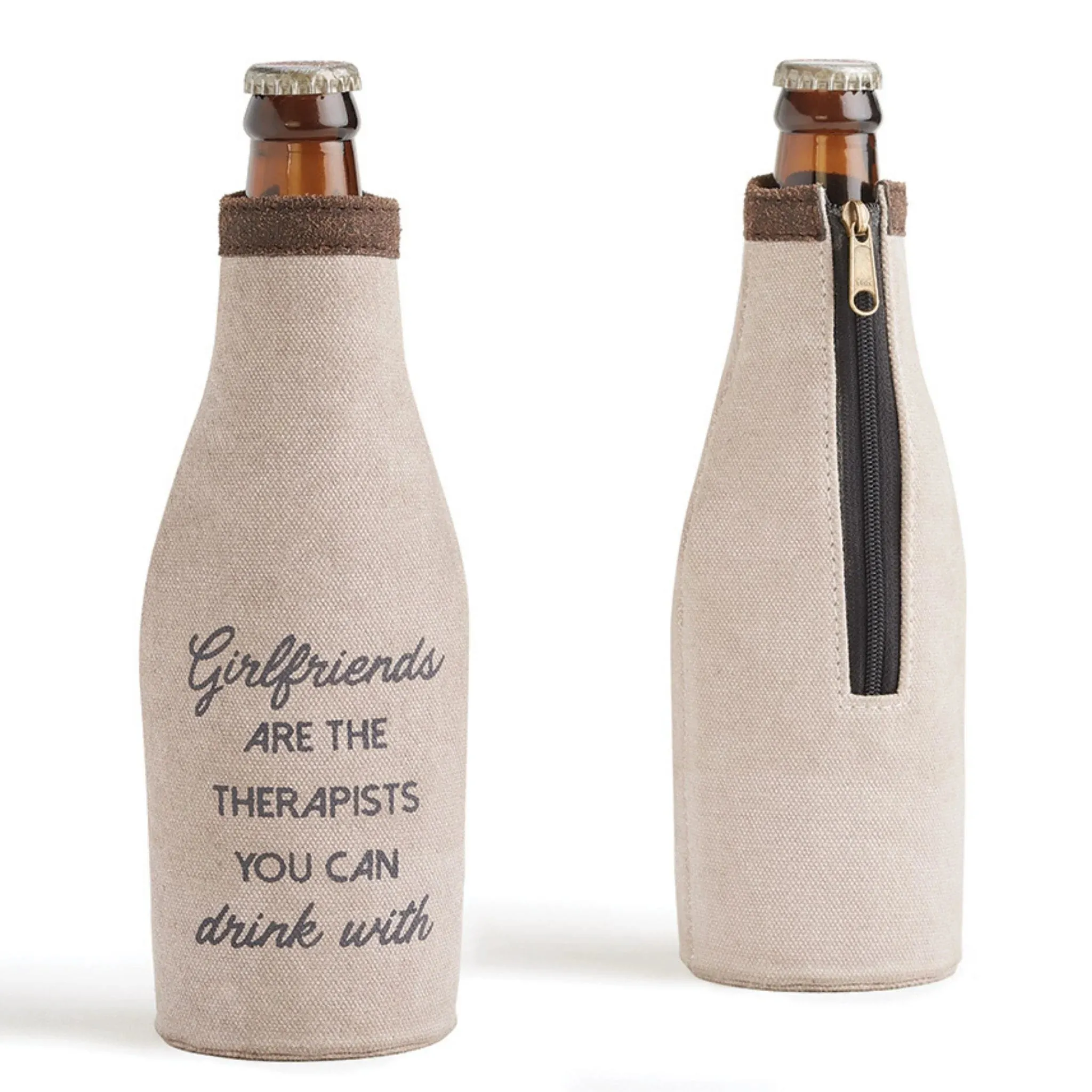 GF Therapist Canvas Bottle Koozie