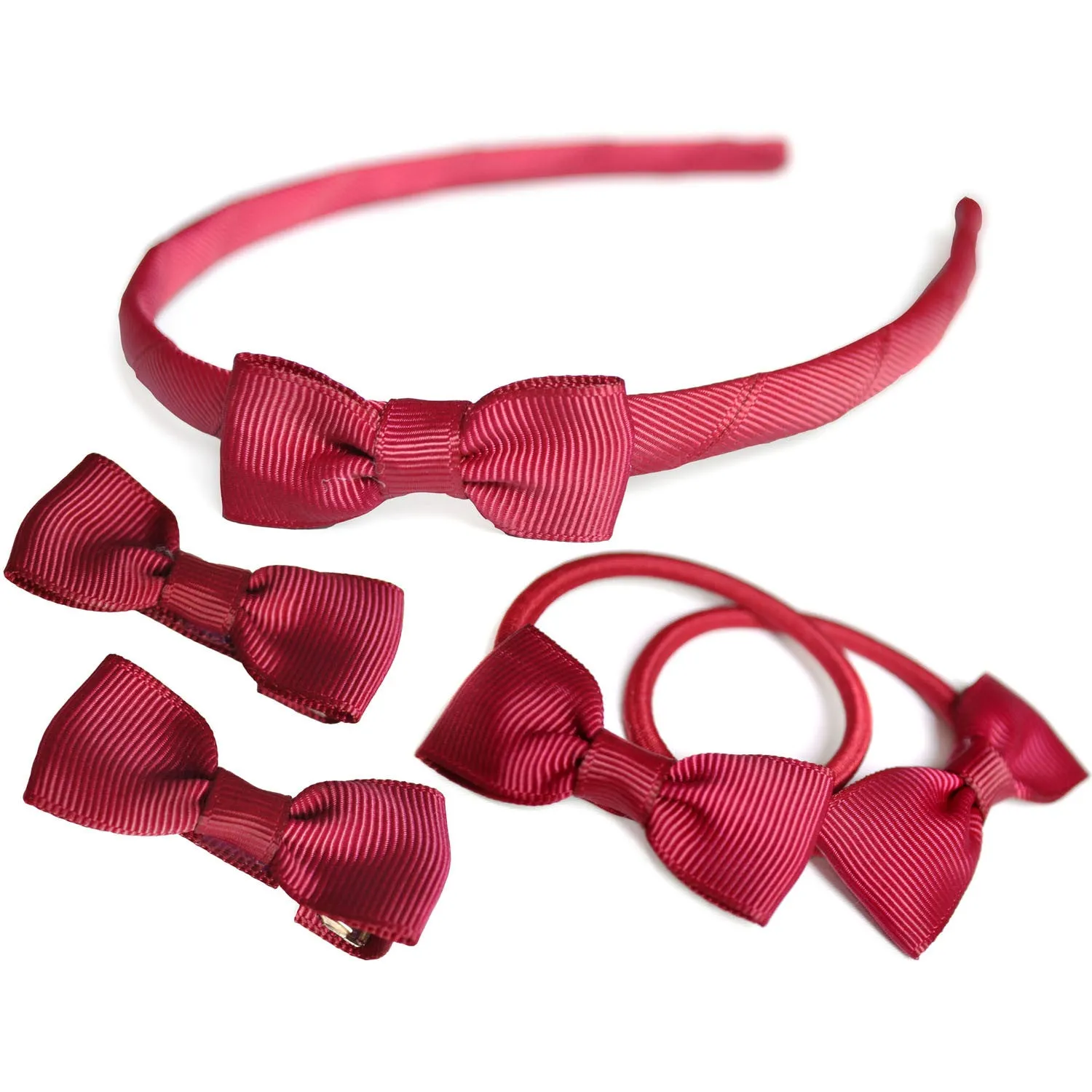 Girls School Hair Accessories Gift  Set - Avilable in over 12 Colour Ways