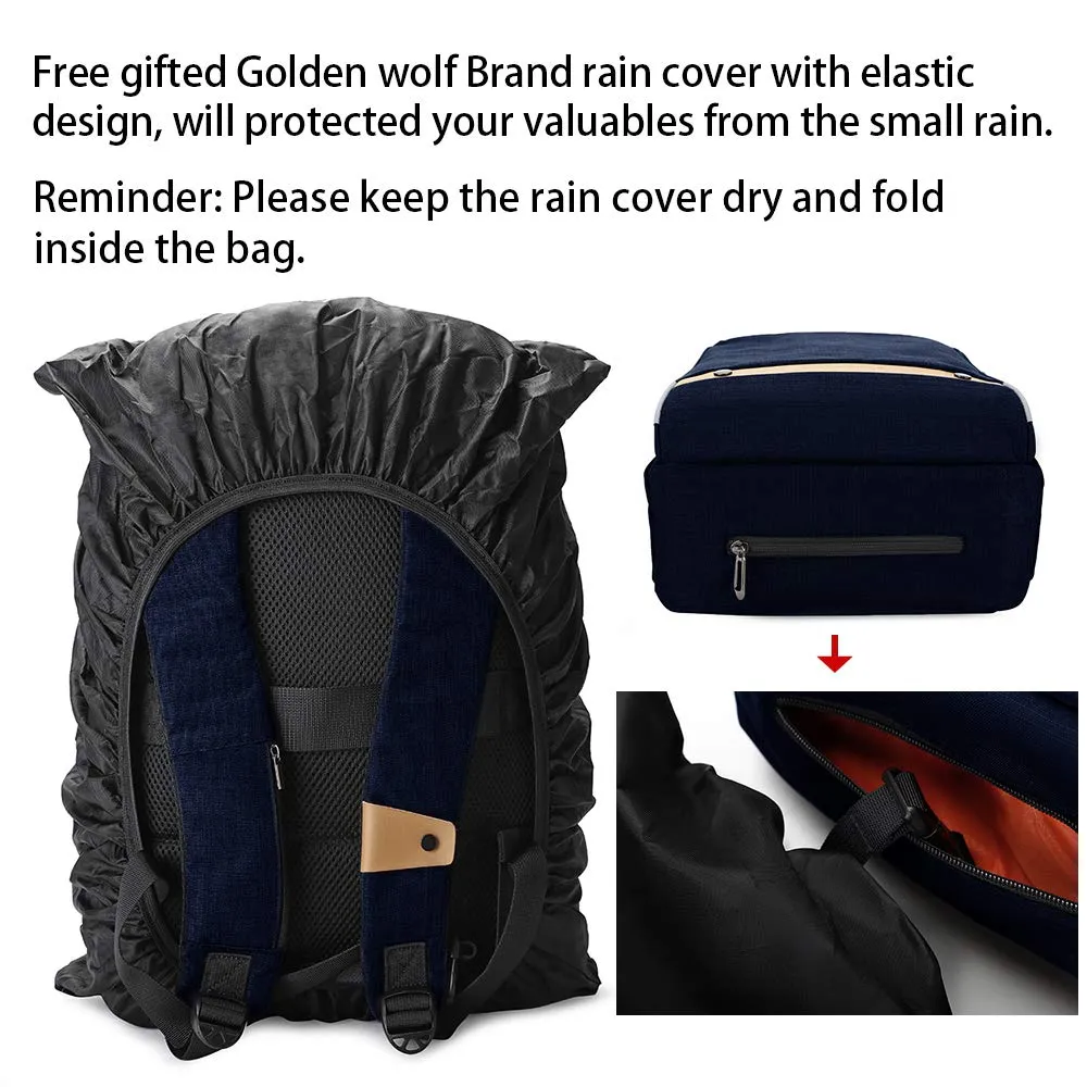 Golden Wolf GB00375 Laptop Bag (Black)