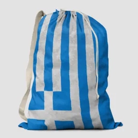 Greek Flag - Laundry Bag