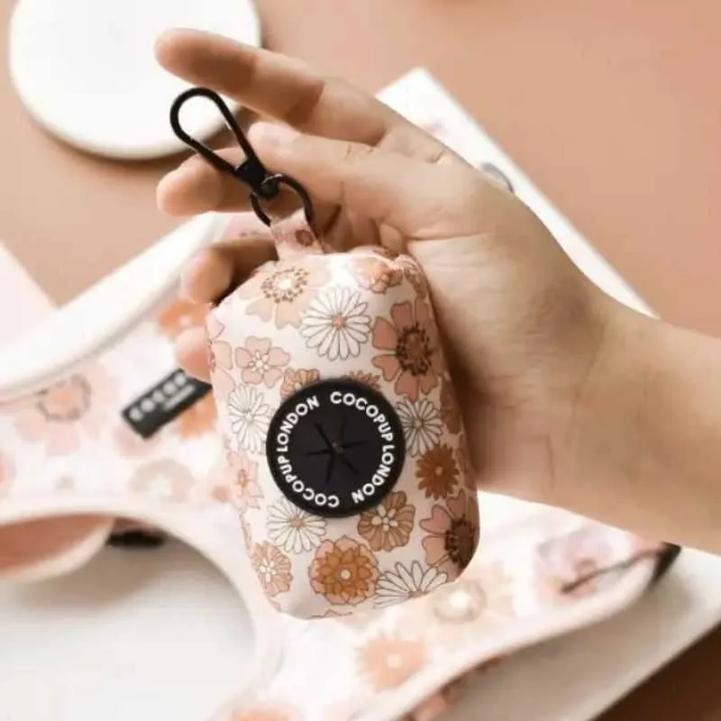 Groovy Florals Poop Bag Holder