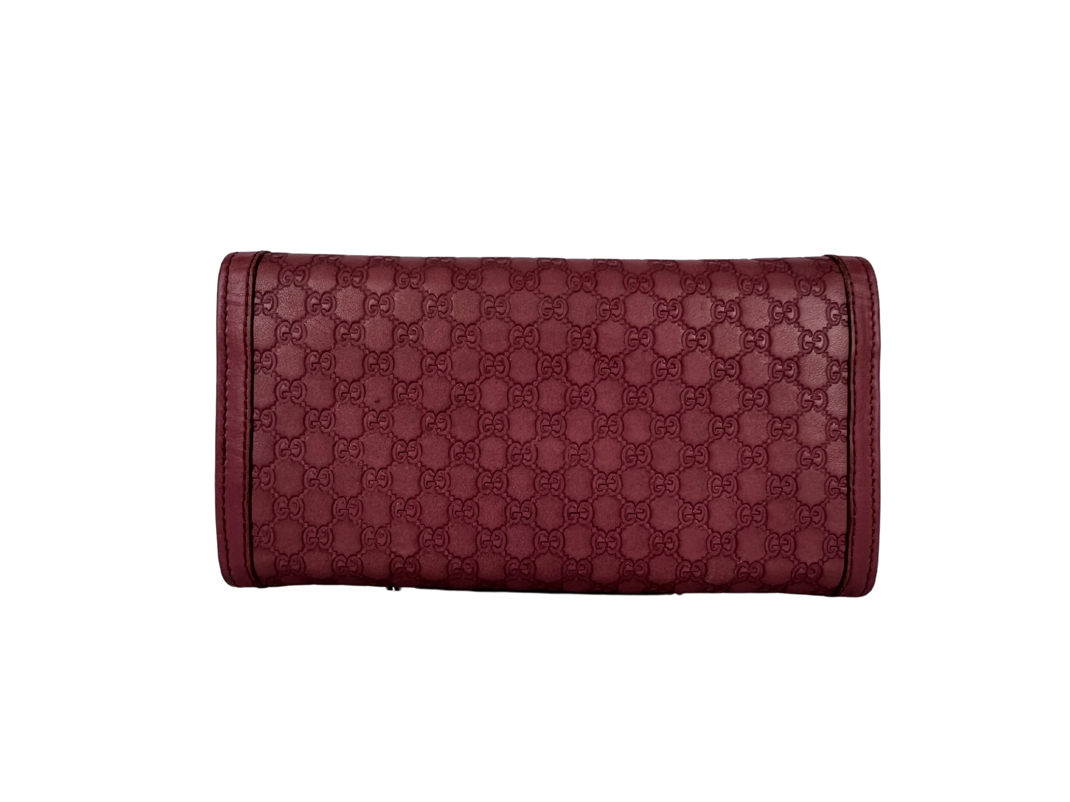 Gucci Microguccissima Sukey Continental Wallet Vintage Rose