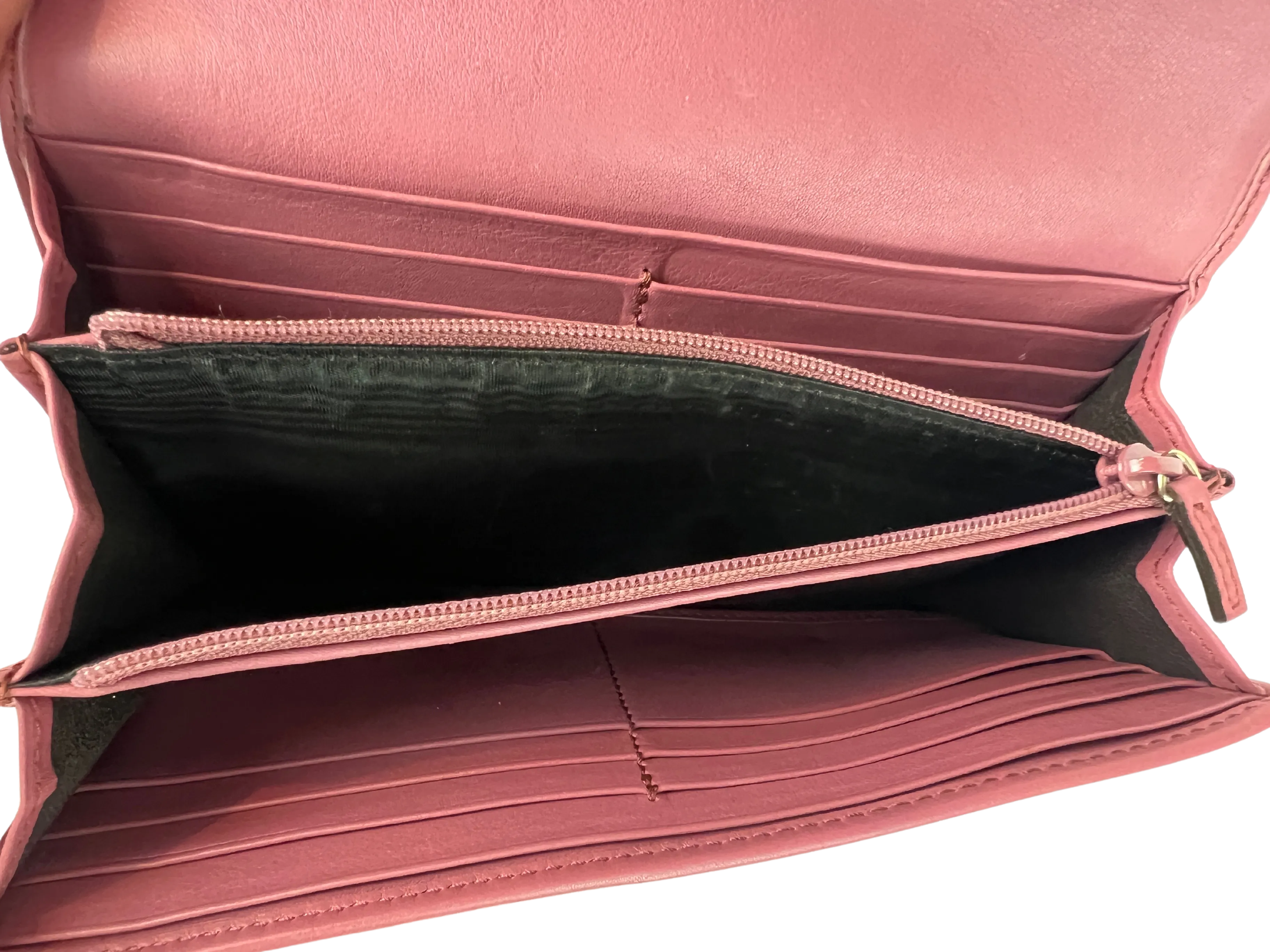 Gucci Microguccissima Sukey Continental Wallet Vintage Rose