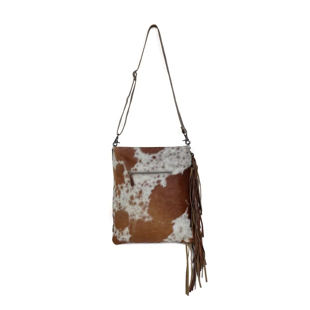 Hazel Tassel Leather Fringe Crossbody