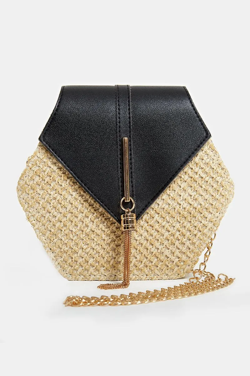 Hexagon Bag in Black