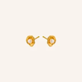 Hidden Pearl Earsticks - Gold - Pernille Corydon