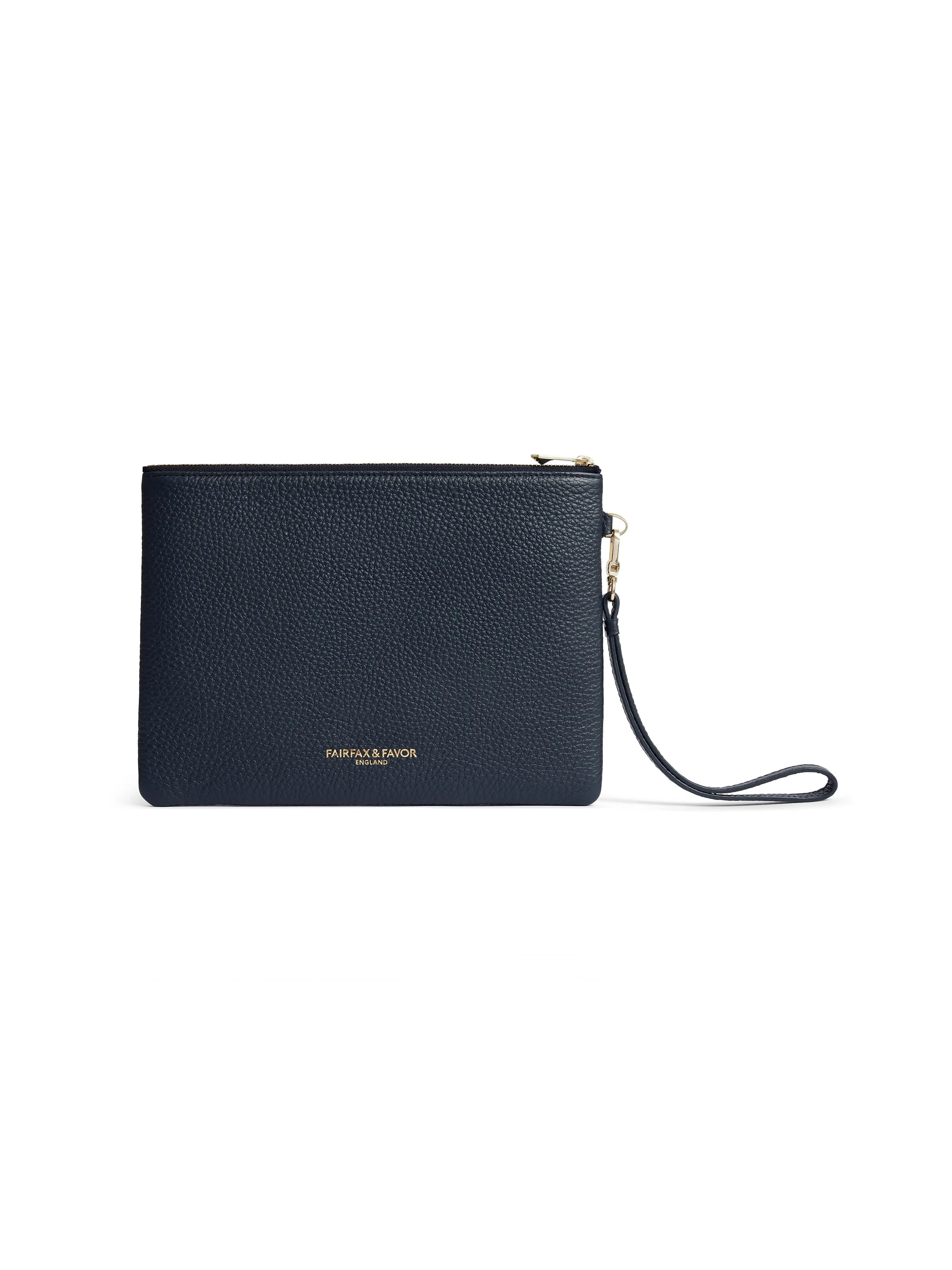 Highbury Clutch - Navy Stripe