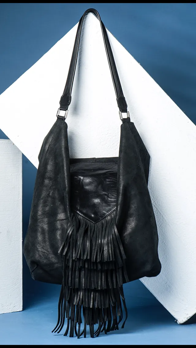 Hobo Bag -Large leather Shoulder  Bag