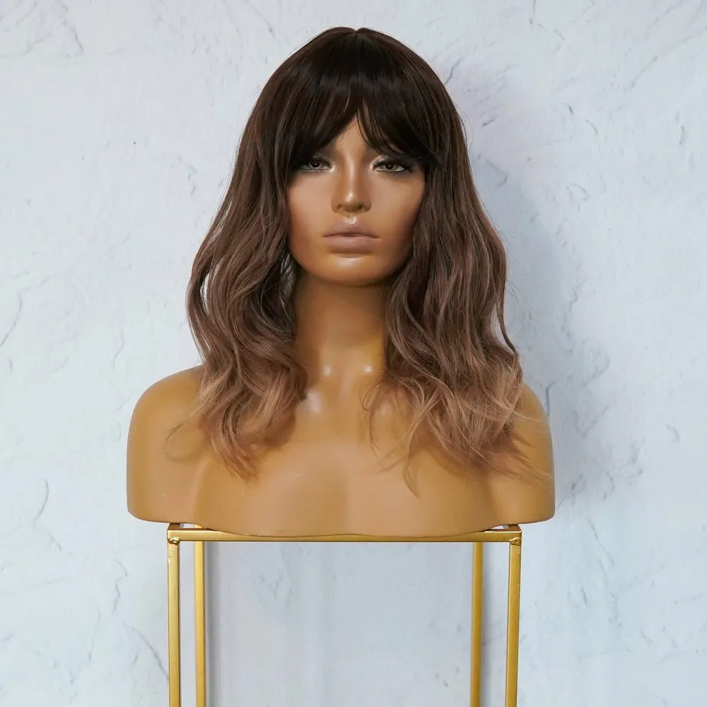 HOPE Brown Ombre Fringe Wig