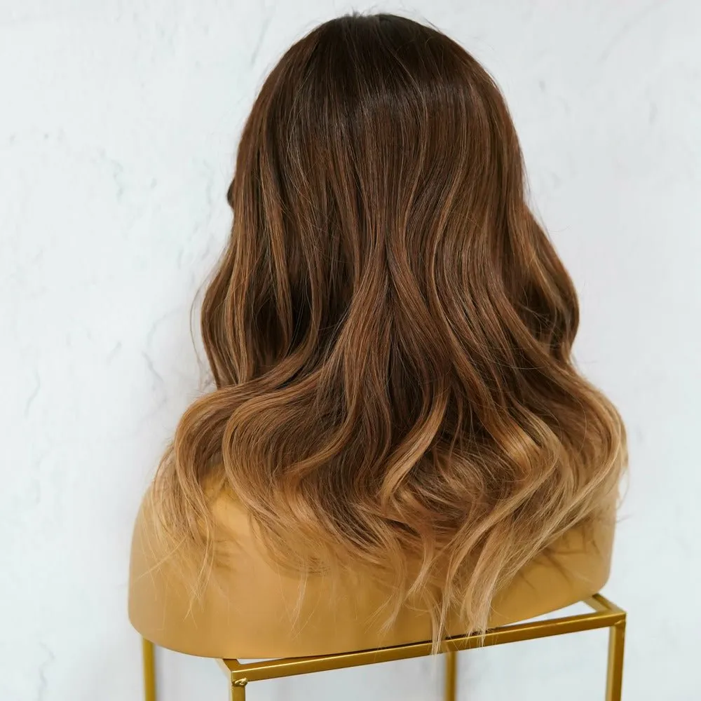 HOPE Brown Ombre Fringe Wig