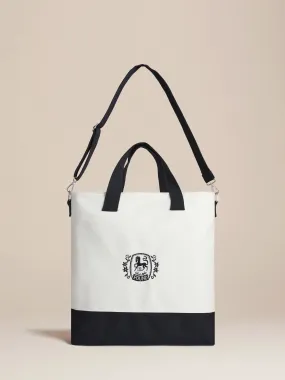 Horse Logo Crest Canvas Bag