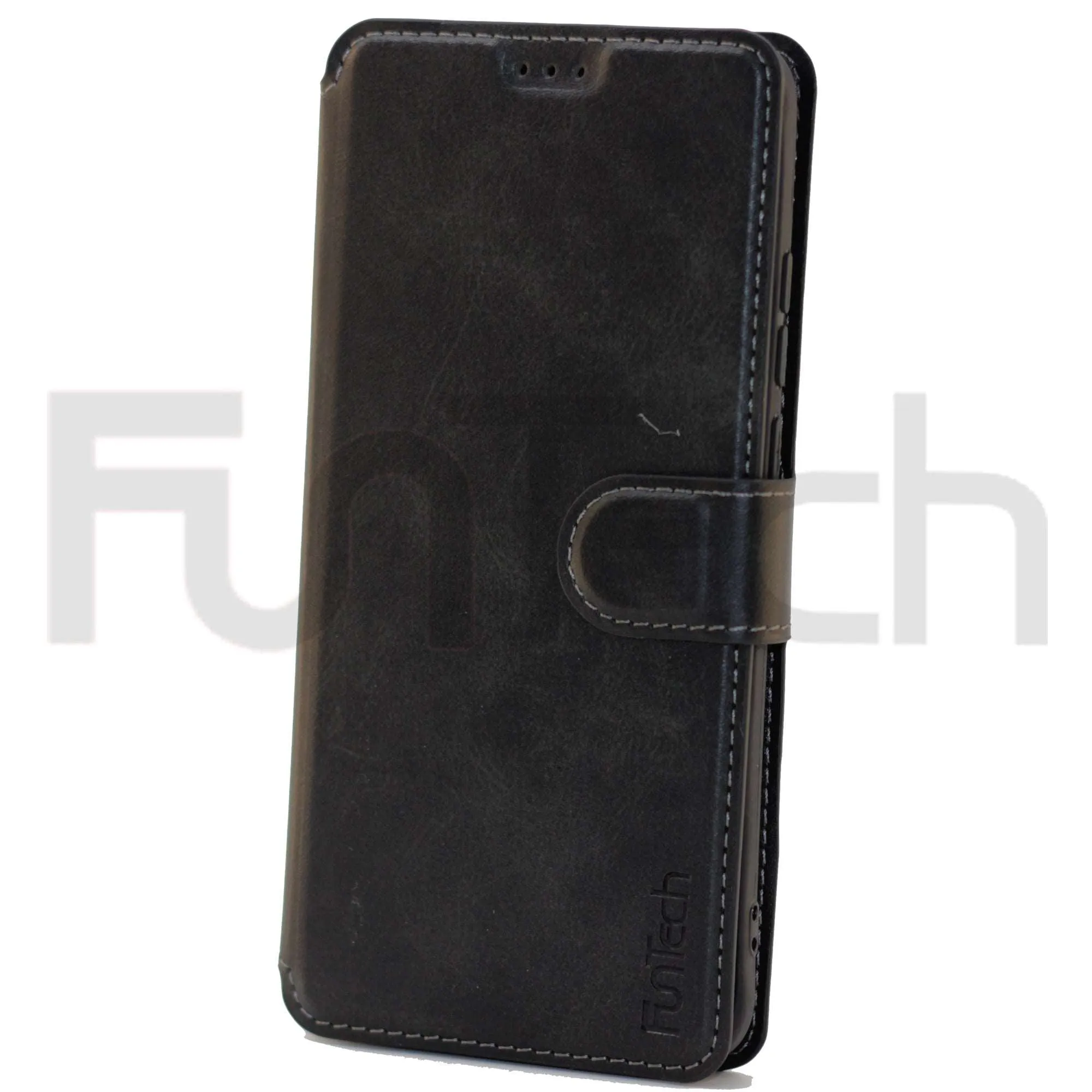 Huawei P40 Pro, Leather Wallet Case, Color Black,