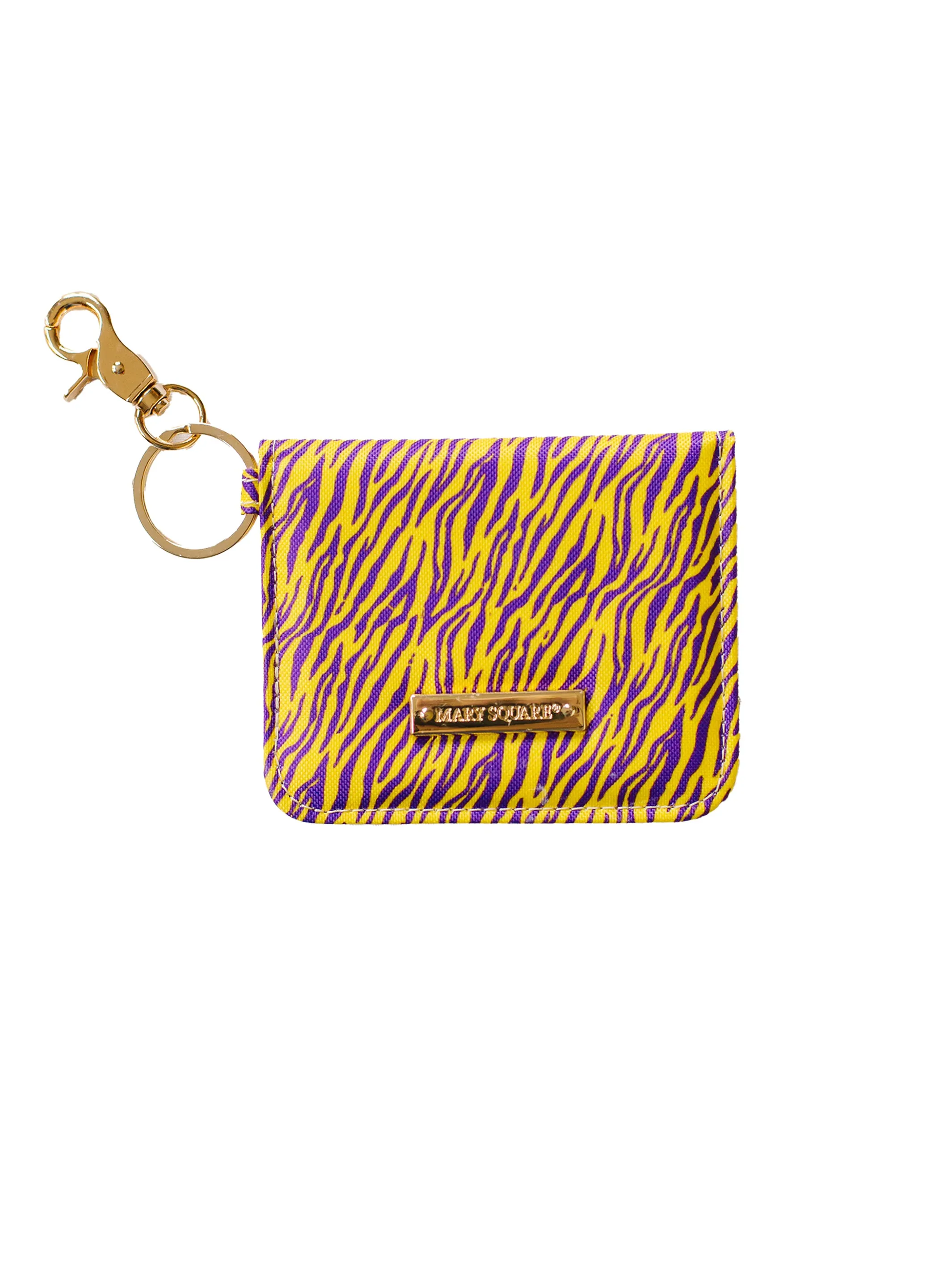 ID Wallet | Tiger Stripes Purple   Gold