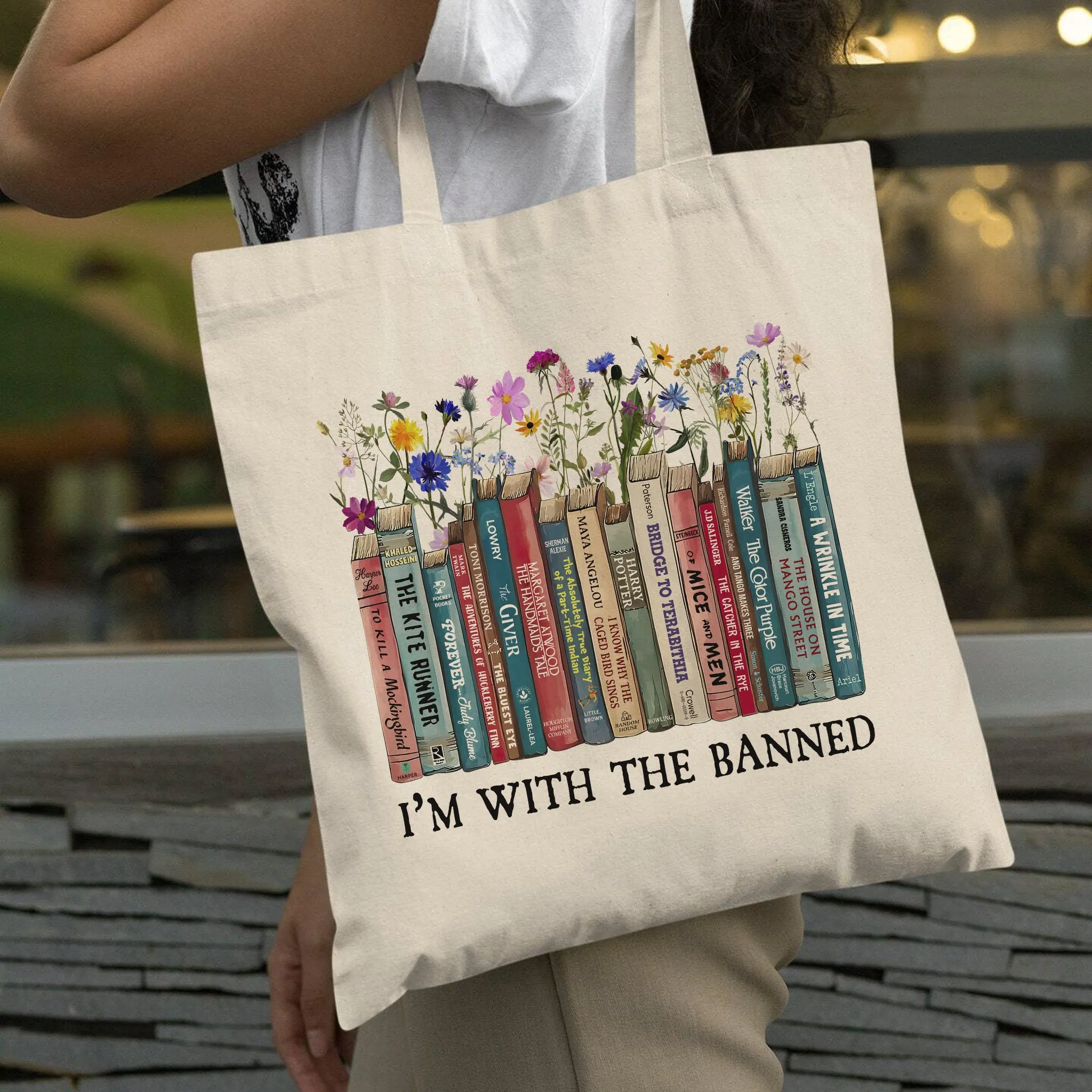 I'm With The Banned Book Lovers Gift TBW543