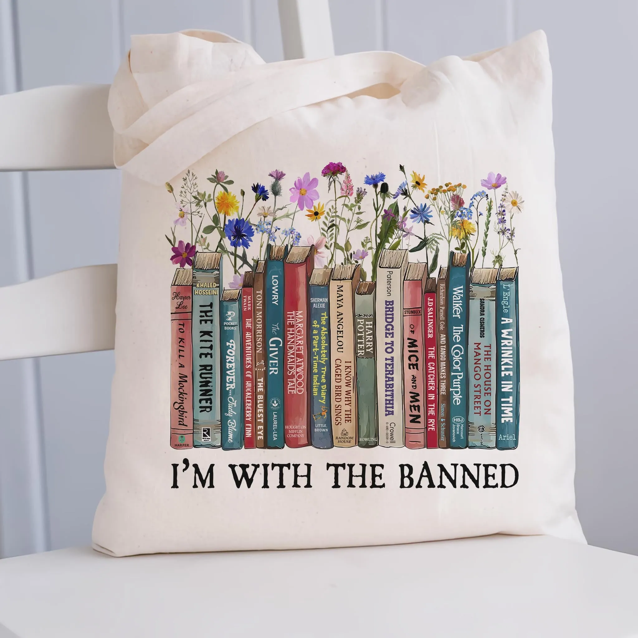 I'm With The Banned Book Lovers Gift TBW543