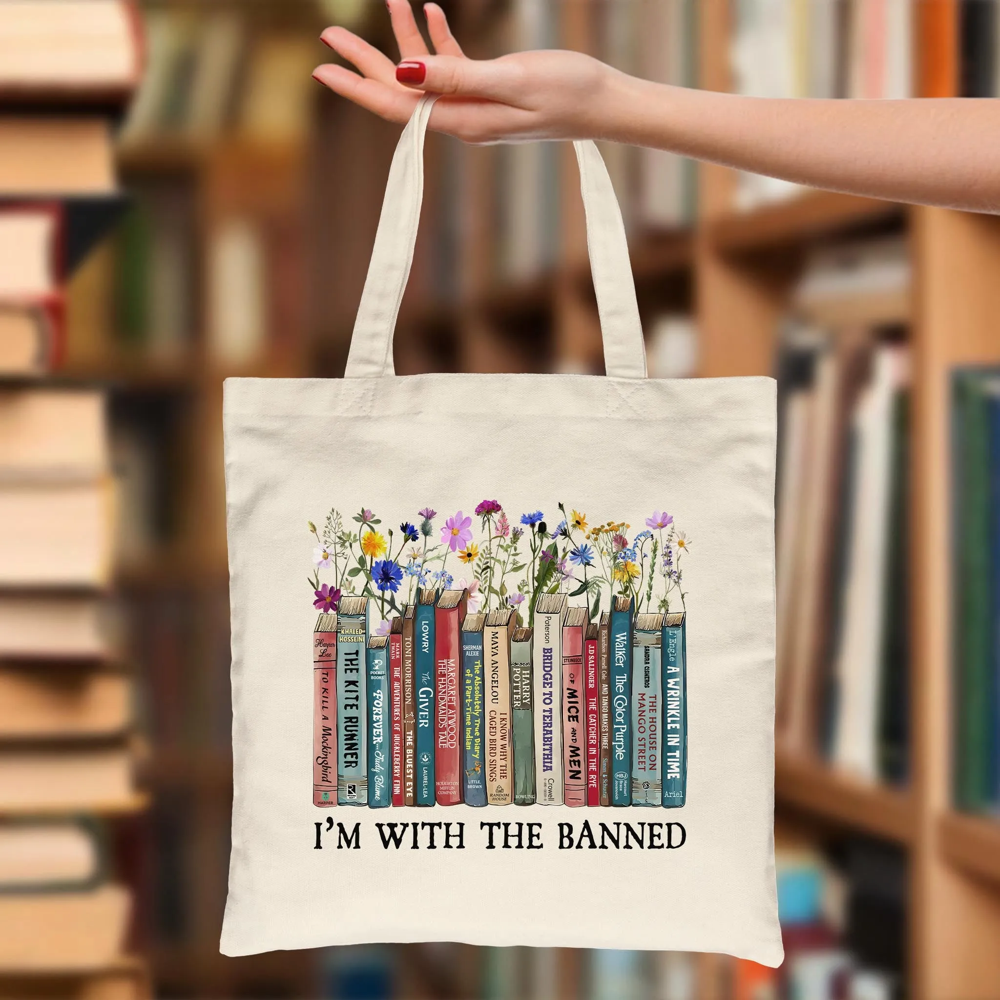 I'm With The Banned Book Lovers Gift TBW543