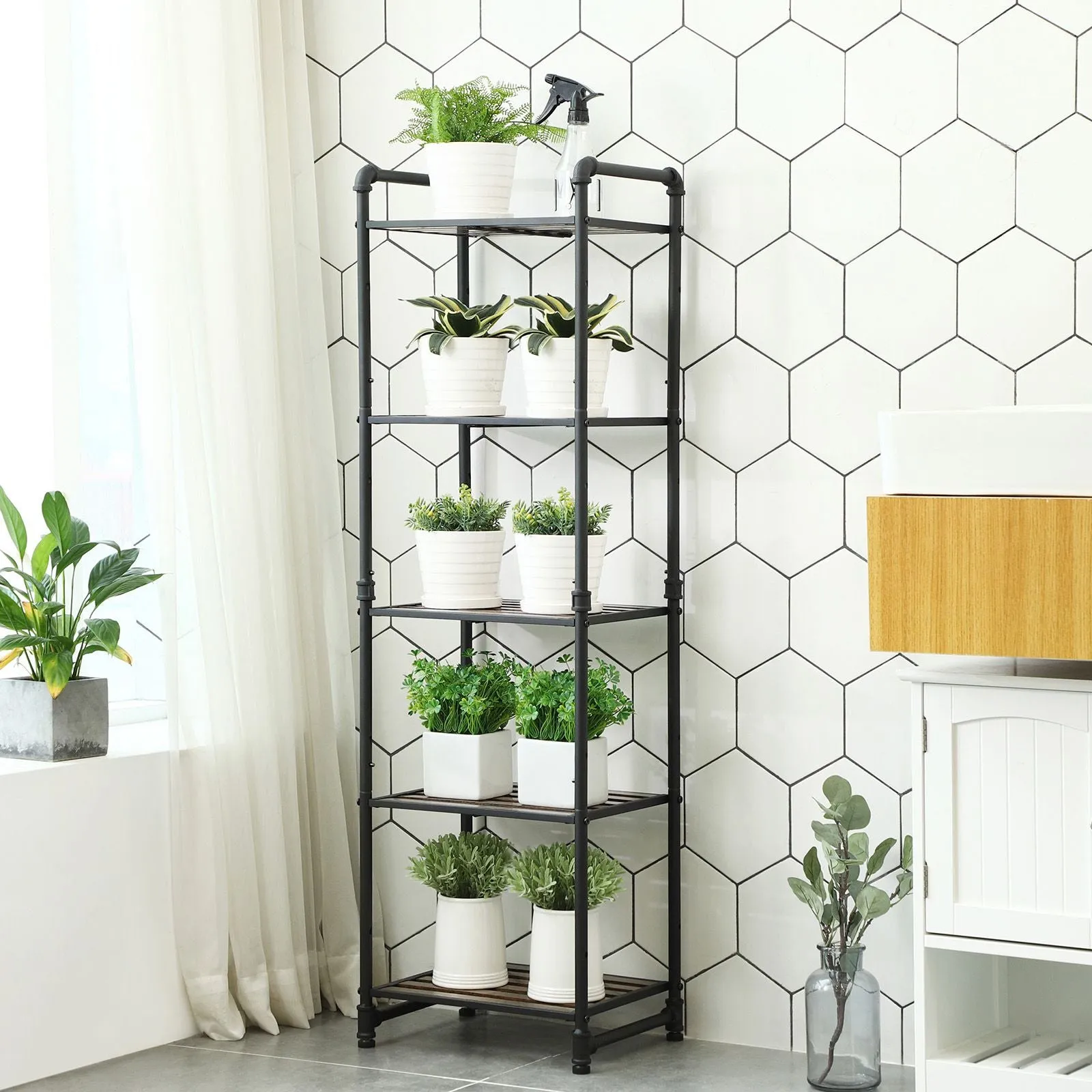 Industrial Style Adjustable Shelf