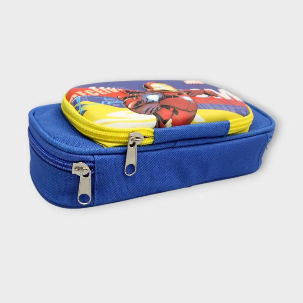 Iron Man Blue Pencil Case