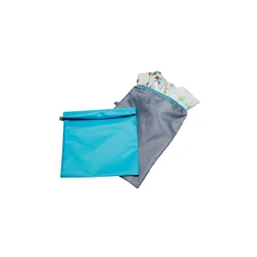 J.L. Childress 2pc Wet-to-go Wet Bags - Teal/ Grey