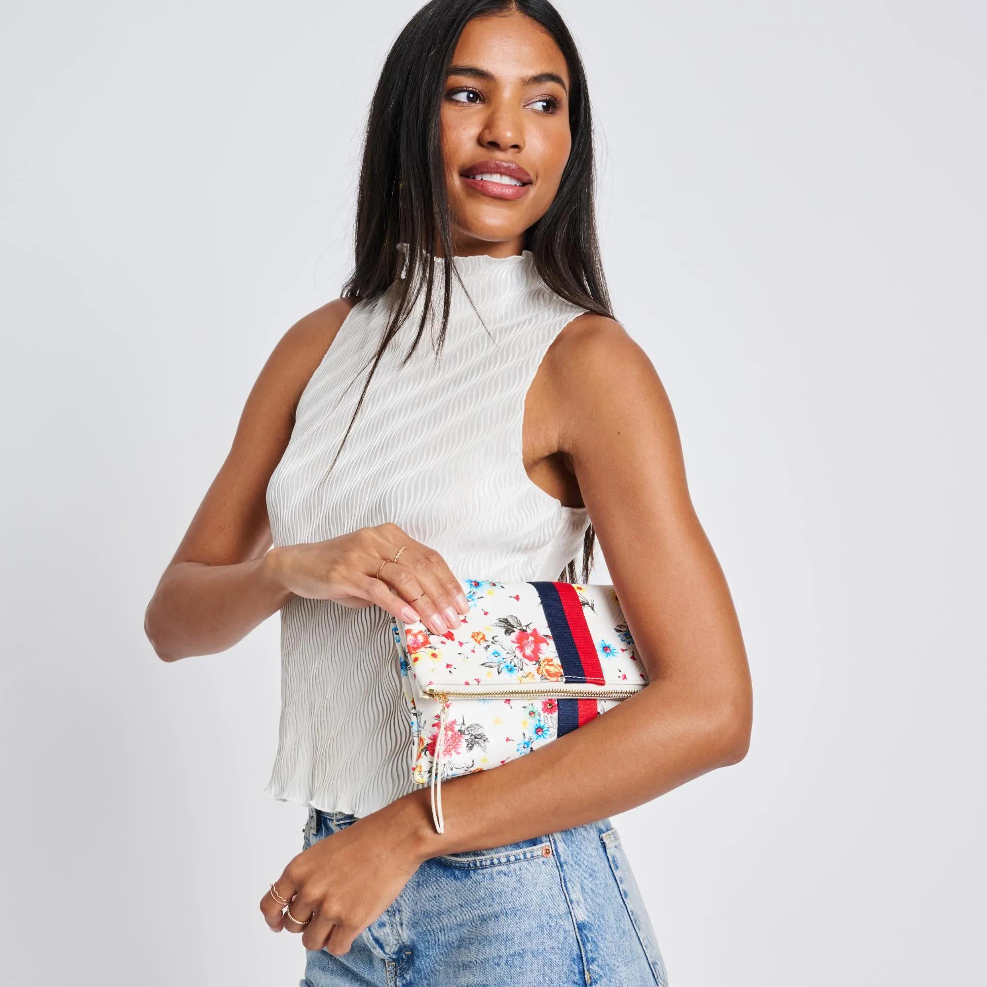 Jules Print Clutch