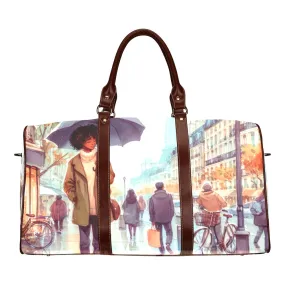 Just a Girl Who Loves Travelling Girl 11 Waterproof Travel Bag/Small (Model 1639)