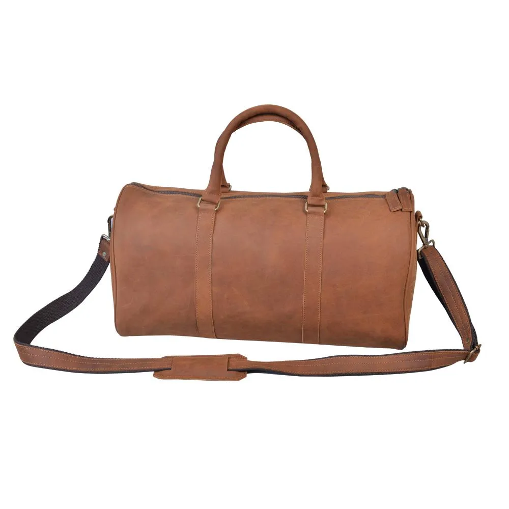 Kane's Gym/ Day trip Small Leather Duffel Bag