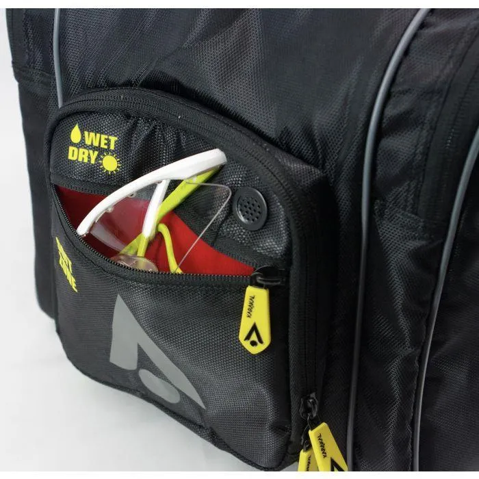 Karakal Pro Tour Elite 12 Racket Bag with Wet & Shoe Compartment - Grab Handle