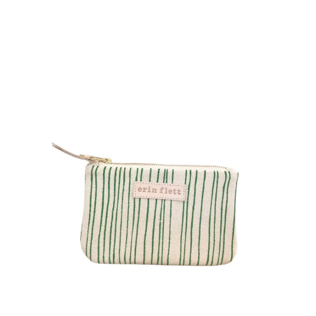 Kelly Stripe Card Zip Wallet