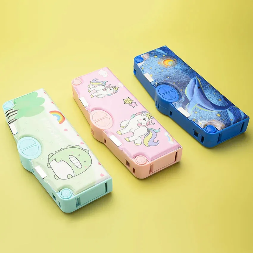 Korean Style Cute Multifunctional Kids Pencil Case