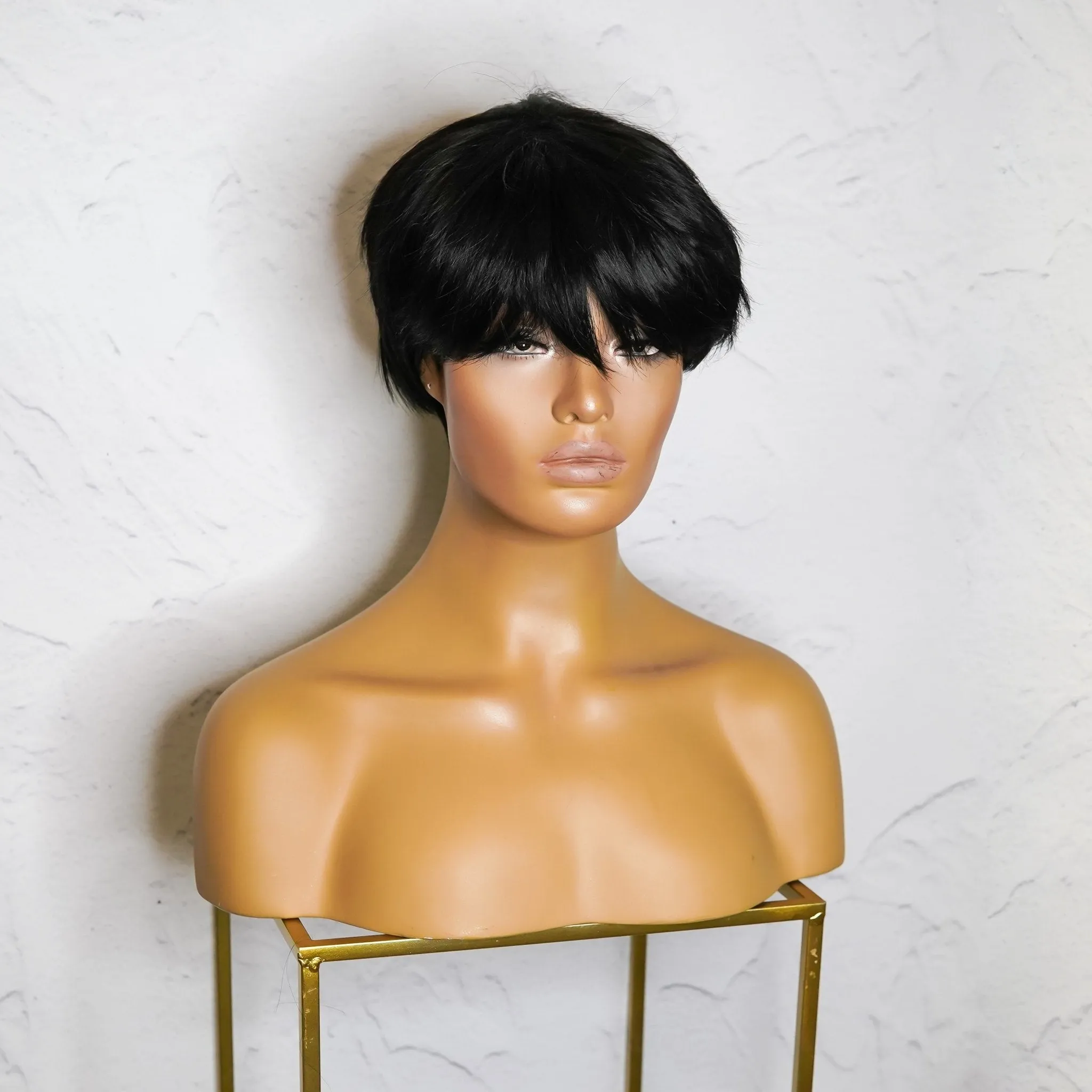 KRIS Black Fringe Wig