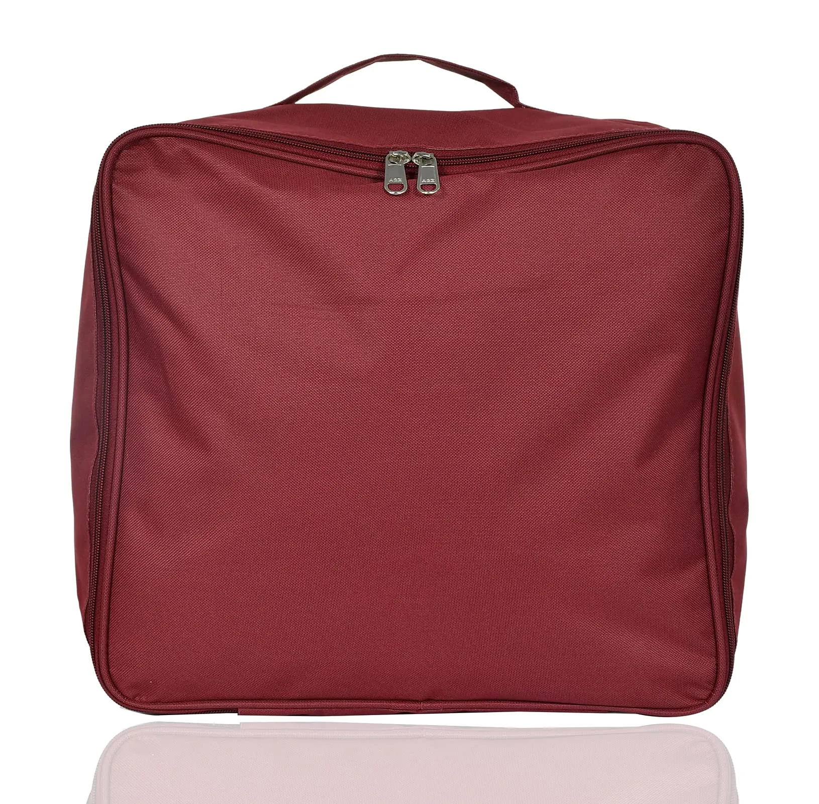 Kuber Industries Small Size Multi-Purpose Storage Bag- Pack of 2 (Maroon)-HS_38_LUGGAGE21323