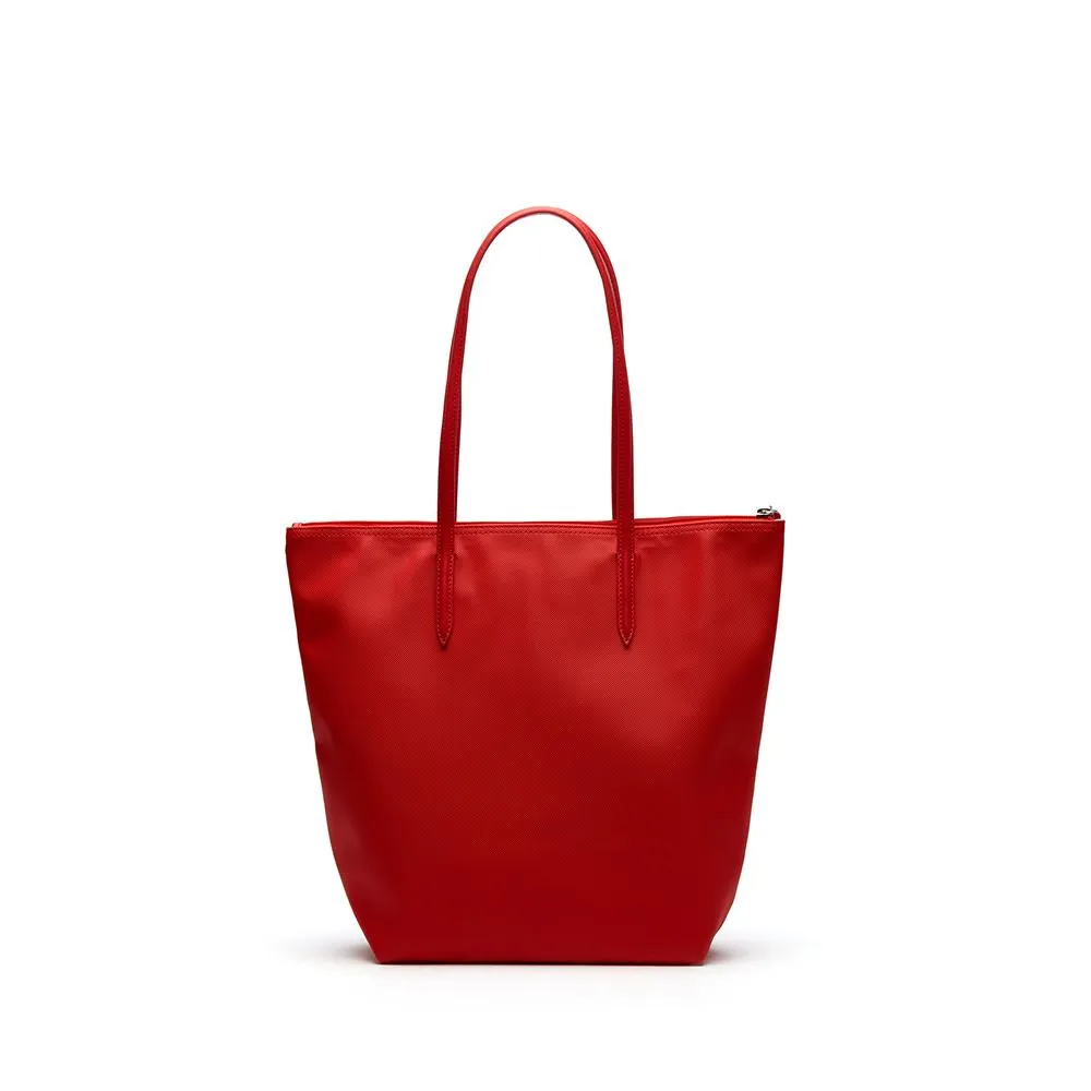 Lacoste L.12.12 Concept Vertical Shopping Bag High Risk Red NF1890PO 883