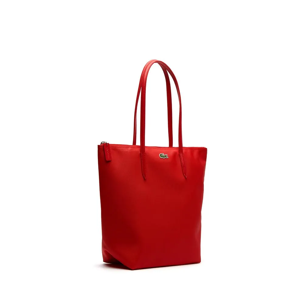 Lacoste L.12.12 Concept Vertical Shopping Bag High Risk Red NF1890PO 883