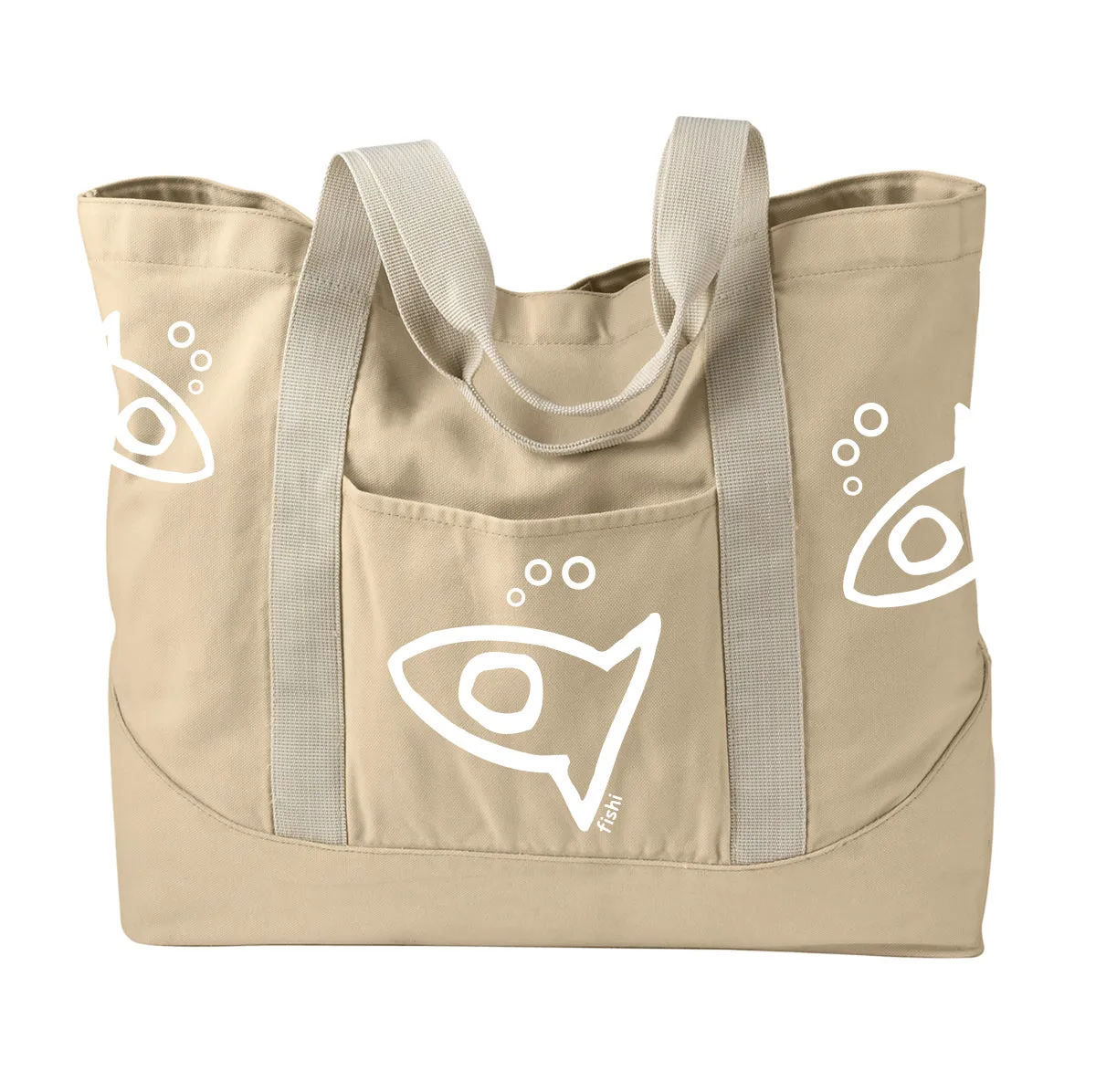 Large Beach Canvas Tote (More Colors Available)