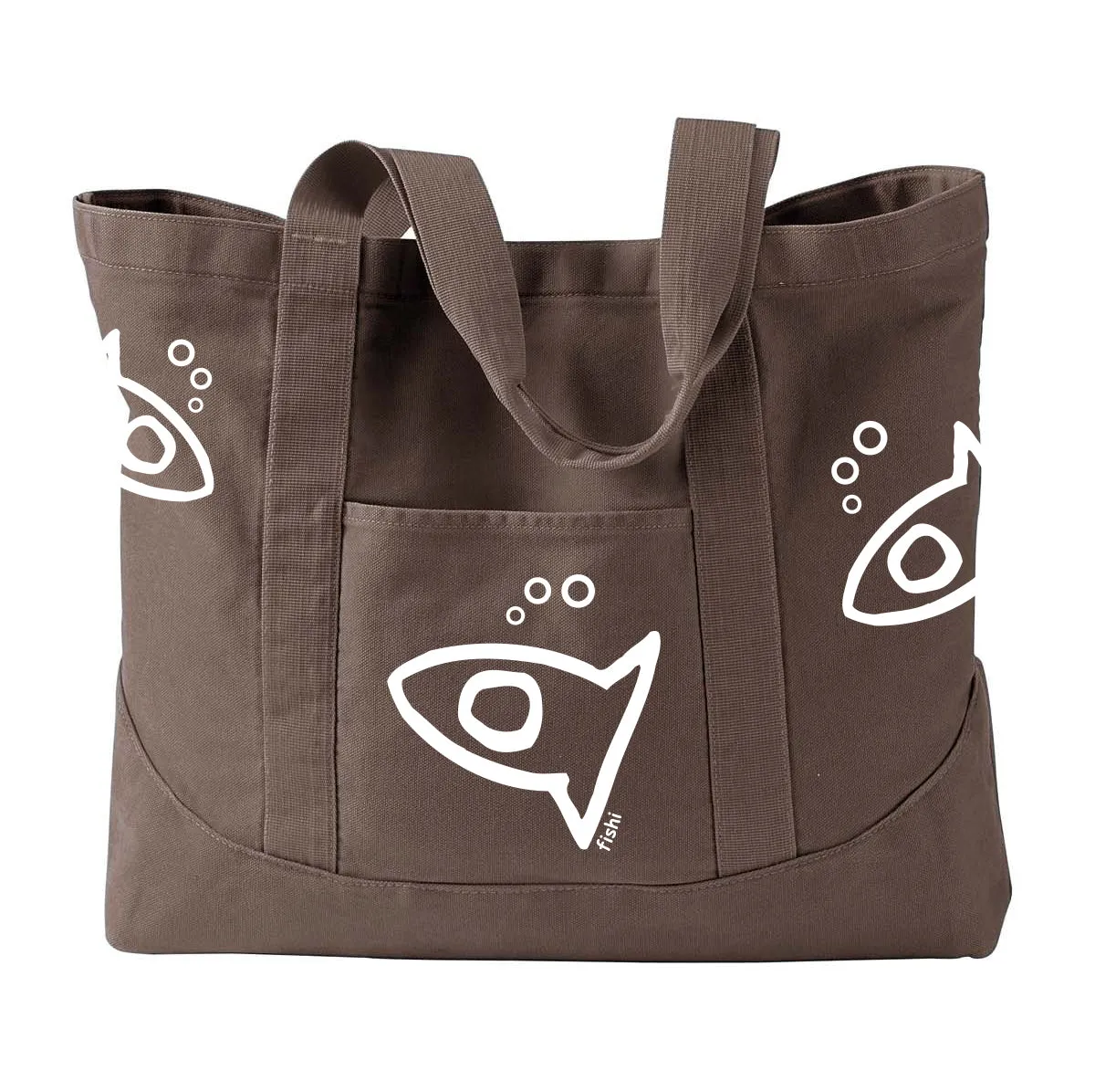 Large Beach Canvas Tote (More Colors Available)