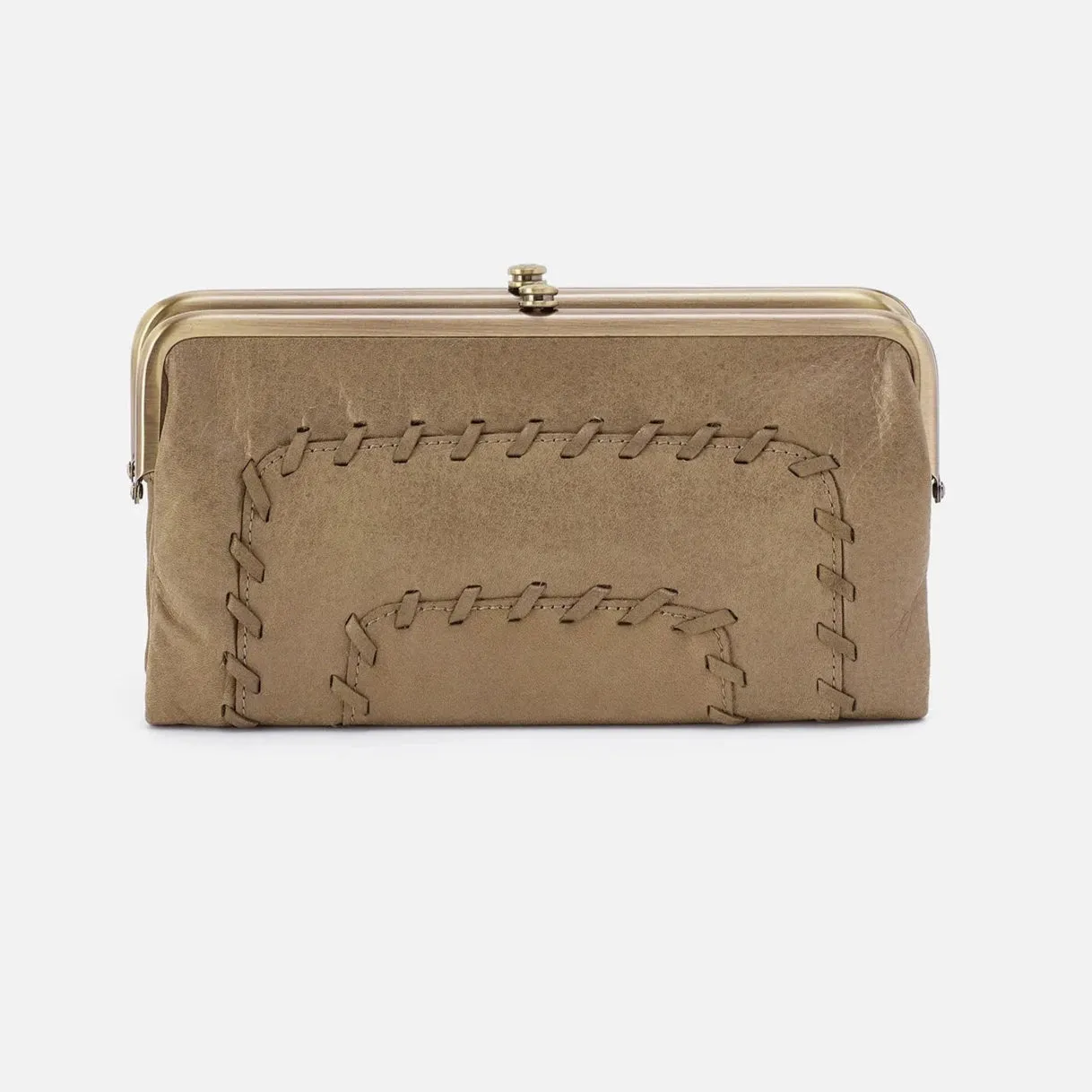 Lauren Clutch- Metallic Leather