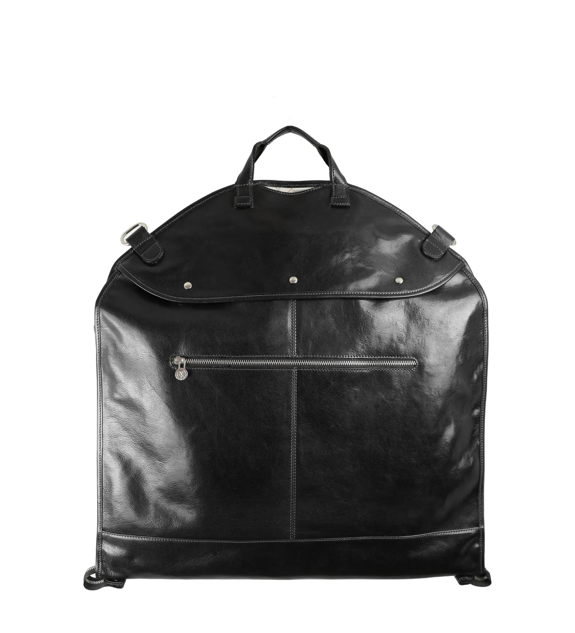 Leather Garment Bag - Travels with Charley